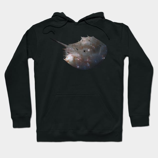 Galaxy Horseshoe Crab Hoodie by Kristal Stittle